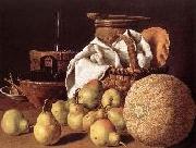Classical Still Life, Fruits on Table